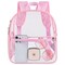 Clear Backpack Stadium Approved 12×12×6, Small Clear Backpack Transparent Backpack for Sports Event Concert (Pink)